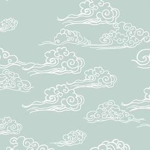 Swirling Clouds Eggshell // small