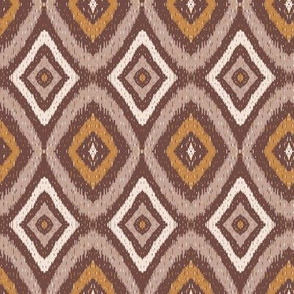 Beige Ikat