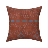 SouthWestern stitches-red earth