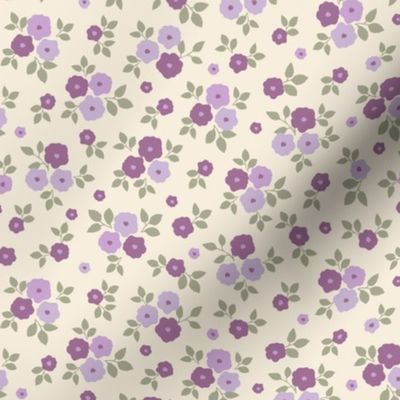 lilacs, mini, pretty floral, violets 