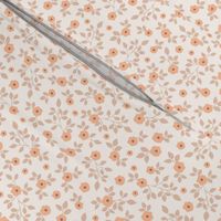 Ditsy Vintage Flora, floral, peach fuzz