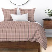 Pink and Gray Plaid Pattern