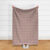 Pink and Gray Plaid Pattern