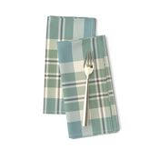 Blue, Green & Cream Plaid - large scale