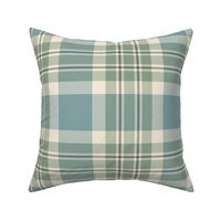 Blue, Green & Cream Plaid - large scale