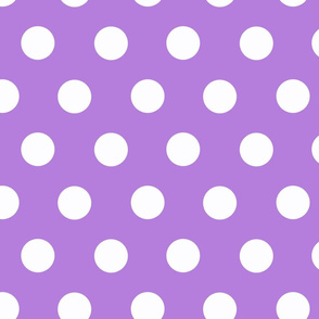 lavender polka dots