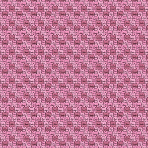 Small Cat Pattern in Rose Pink