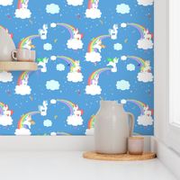 Playful Unicorns and Rainbows