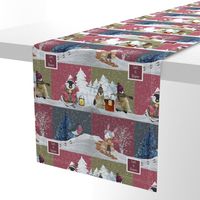 Let it Snow Cute Patchwork