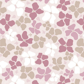 Briella Pansy Floral - Blush Pink 
