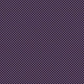 Ben Day Dots in Black and Grape