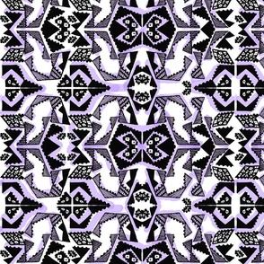 Abstract in lilac