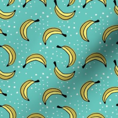 Bananas on Aqua - Medium Scale 4x4