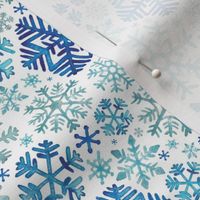 (1 inch) snowflakes