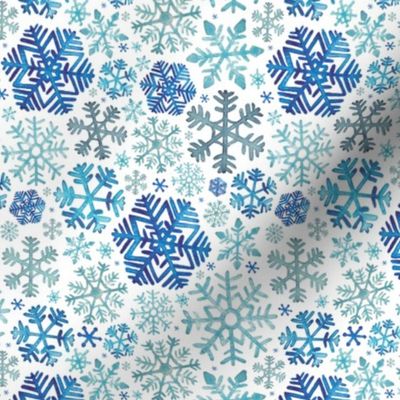 (1 inch) snowflakes