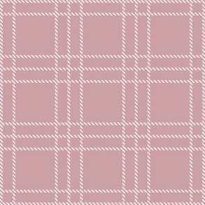 Tartan, Square, Light purple gray