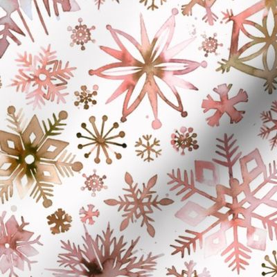 Snowflakes Pink