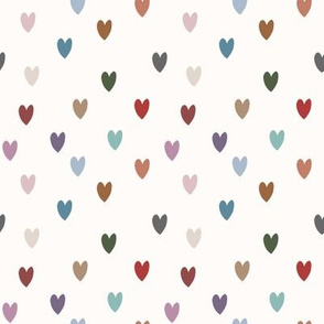 Colored Hearts