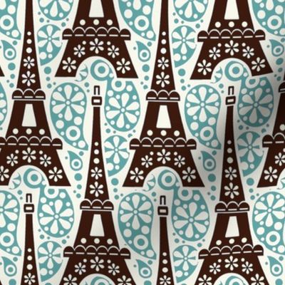 Eiffel on Paisley / Jade