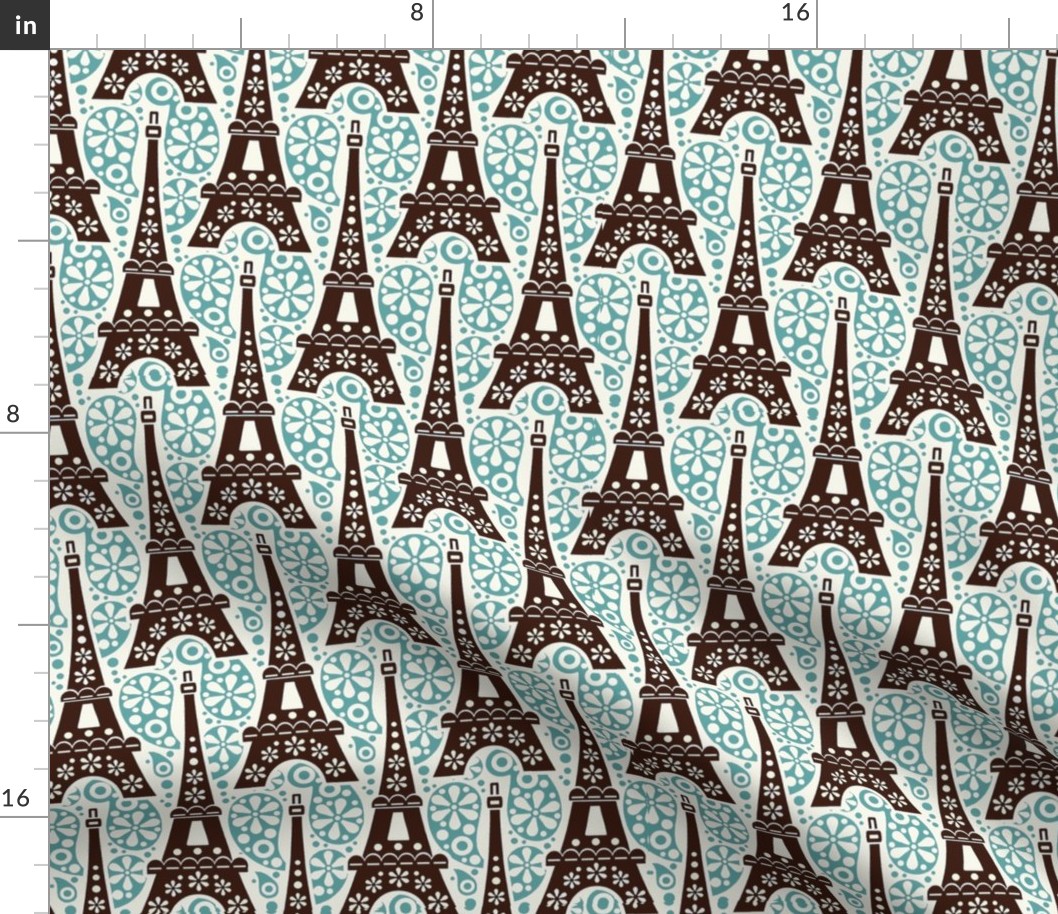 Eiffel on Paisley / Jade