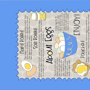 About Eggs Tea Towel/Wall Hanging