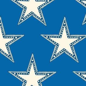 USA stars blue