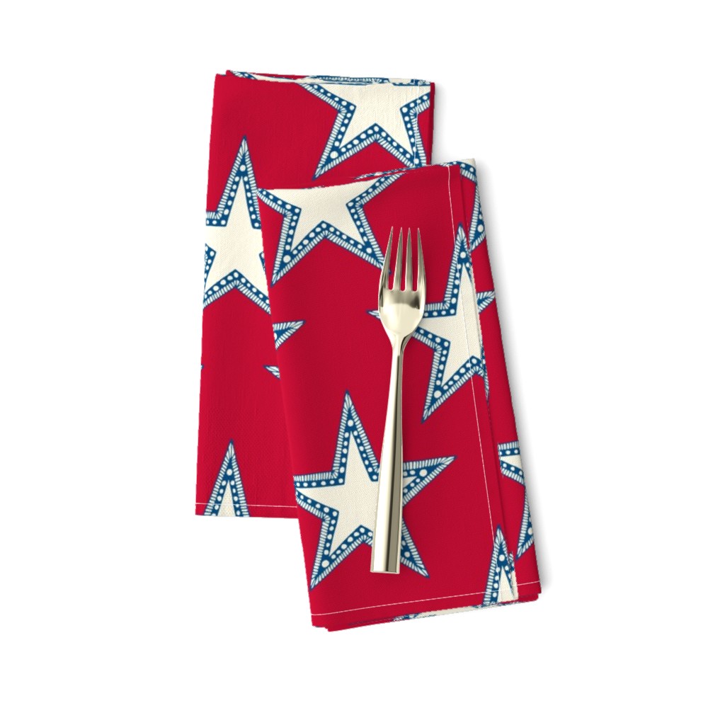 USA stars red