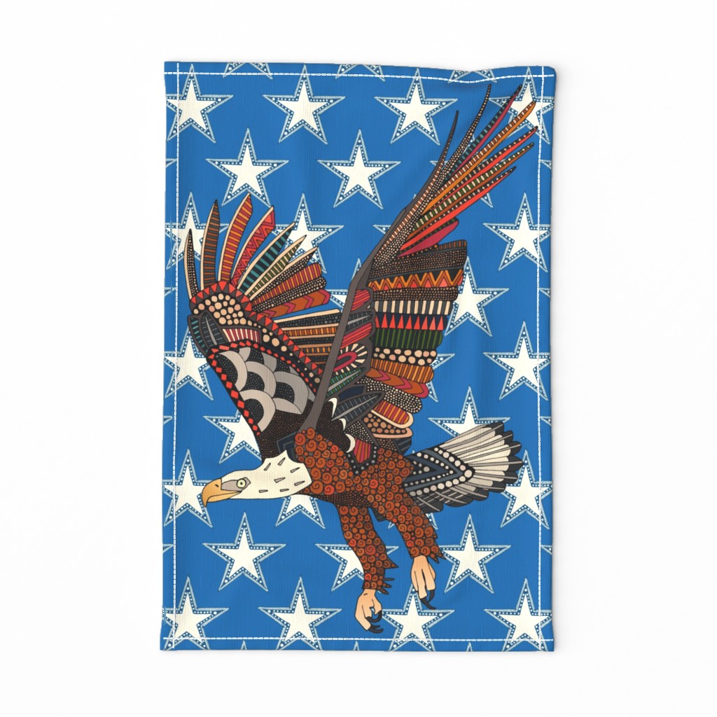 USA eagle tea towel