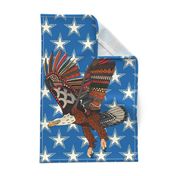 USA eagle tea towel