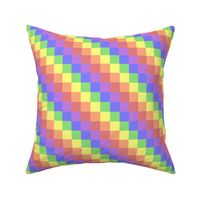 Muted Rainbow Squares