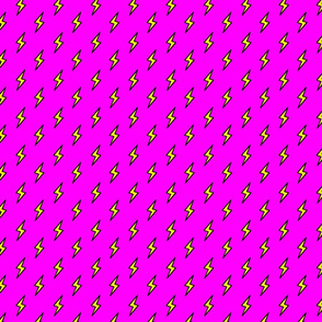 80s bolts on pink