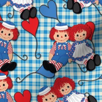 Rag Dolls with Hearts