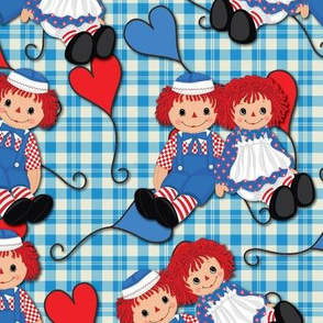 Rag Dolls with Hearts