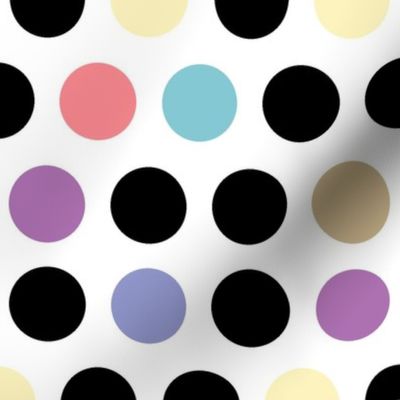 Pastel and Black Dots lg