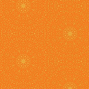 Dotty Rings of Apricot on Pumpkin