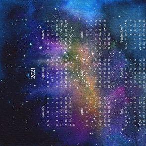 2021 Calendar - Starry Night