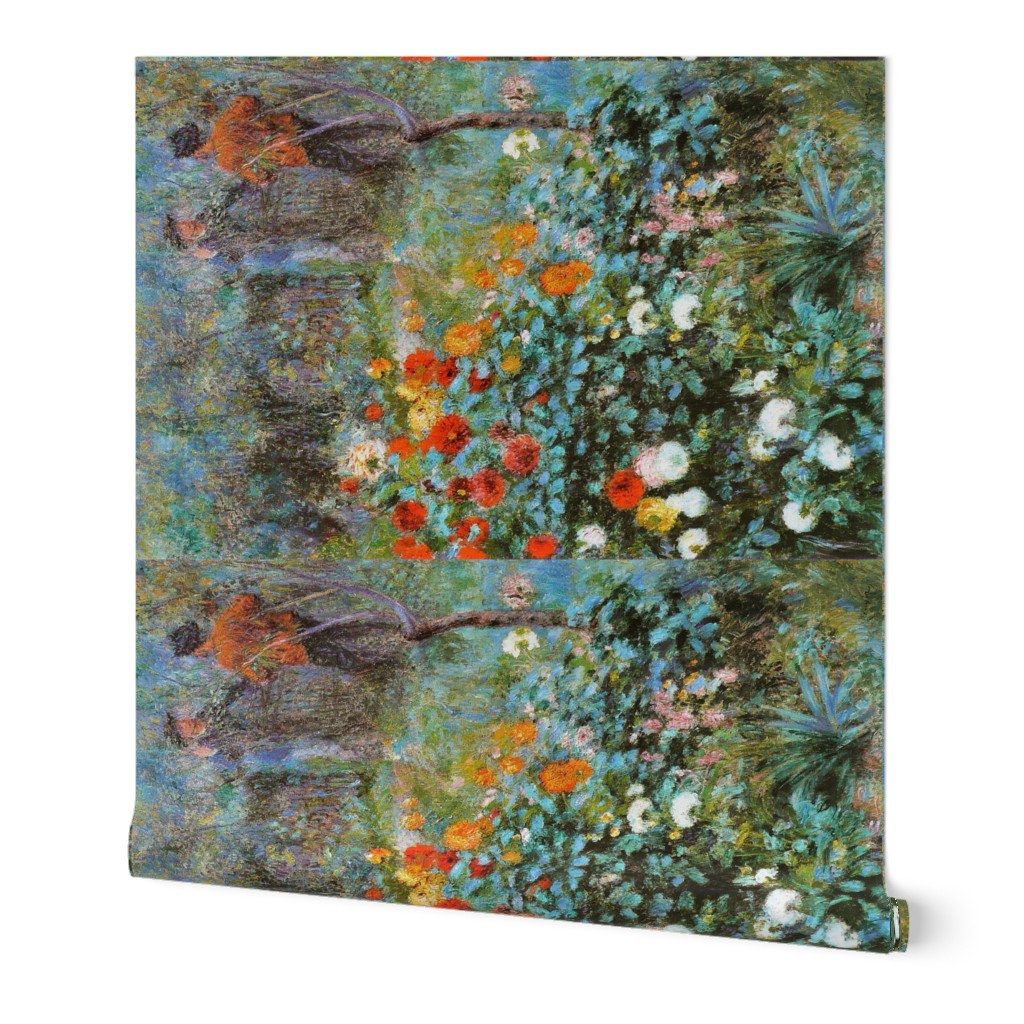 Auguste Renoir tea towel // Jardin de la rue Cortot