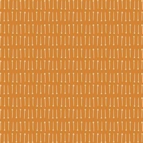 Small- Sticks - beige on orange