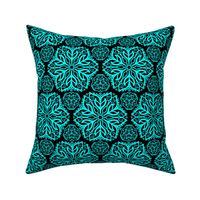 Turquoise & Black Mandala