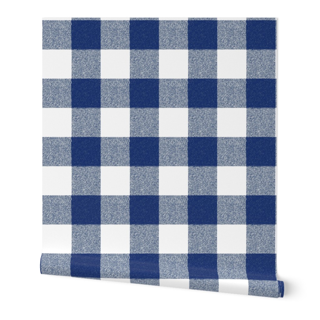 Blue and White Gingham