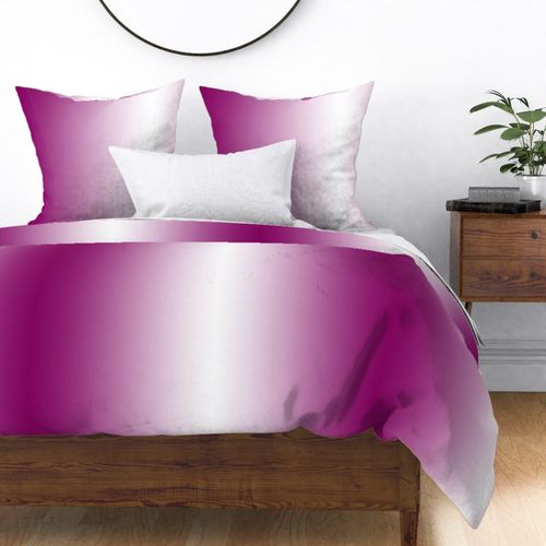 21" x 42"  ombre gradient raspberry fuchsia pink #860061 to white