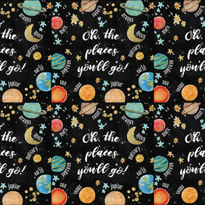 6 loveys: oh, the places you'll go! // black