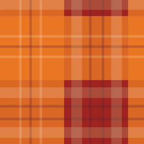 For the love of Plaid-Pumpkin and Crabapple-Woodland Palette