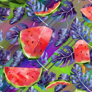 watermelon monstera purple FLWRHT