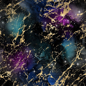 Marble Galaxy Gold
