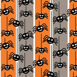 Halloween spiders stripes