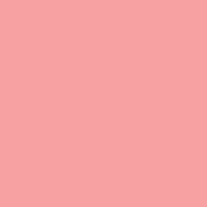 Medium Coral Pink Solid #f7a1a2