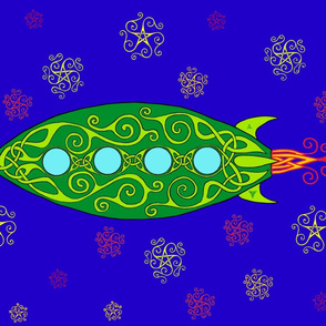 Celtic Spaceship Banner