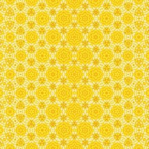 Quilting in Yellow Design No 16 Yellow Flowers Metamorphosis