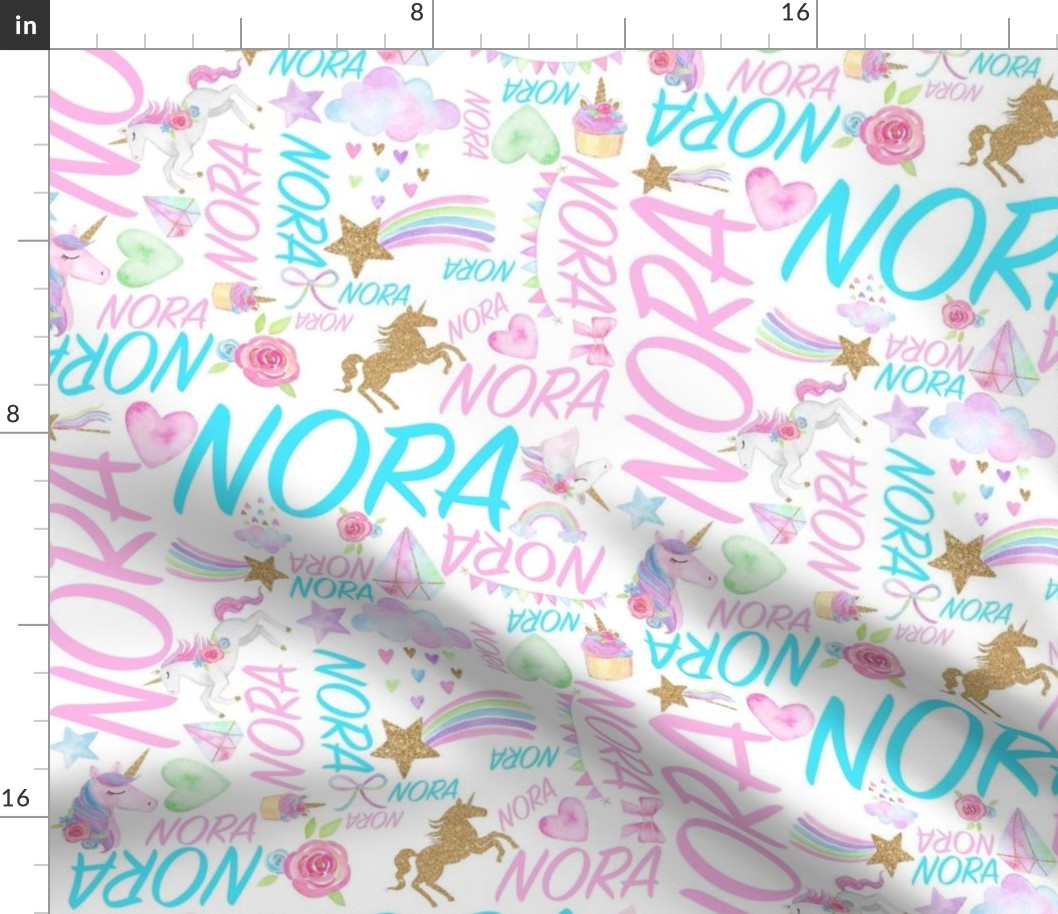 Owl name blanket/Nora